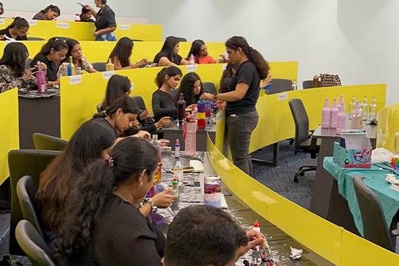 Bottle Making Workshop at SP Jain's Kurla Campus