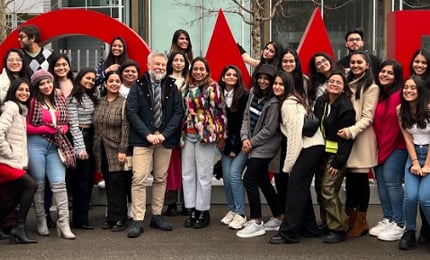 MGLuxM Batch 10 students on a study trip to Switzerland
