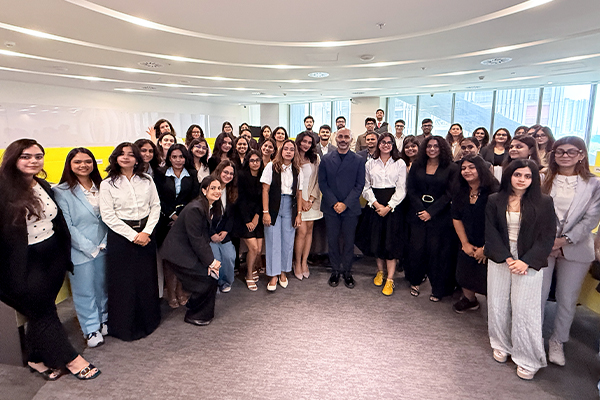 Anurag Tyagi, former Country Manager of Dior, holds a luxury session with MGLuxM students at SP Jain Mumbai 1