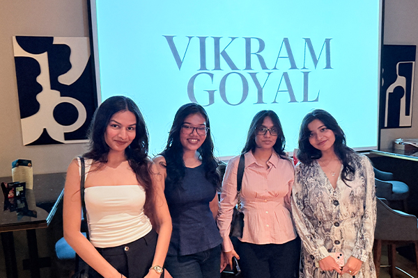 Designer Vikram Goyal holds a luxury session with MGLuxM SP Jain students at The Quorum Mumbai 2