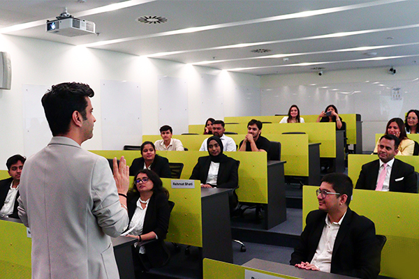 HBL Chef Kunal Kapoor guest lecture campus visit Inside Image 1