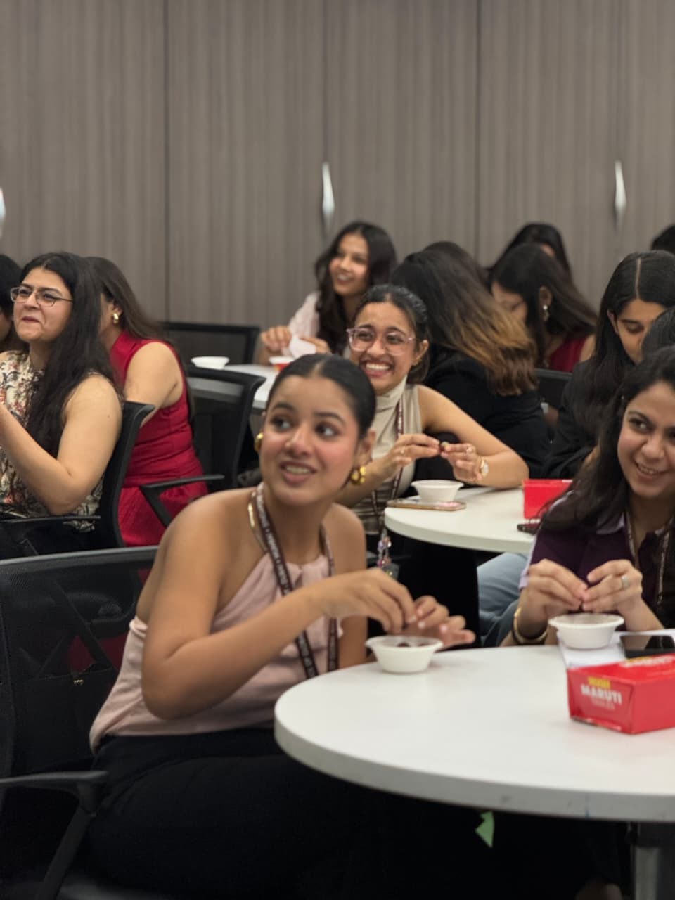 Sonal Holland wine workshop for MGLuxM and HBL students at SP Jain