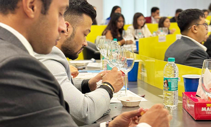 Sonal Holland Wine Masterclass for HBL Students at SP Jain Global – Student Life and Gallery