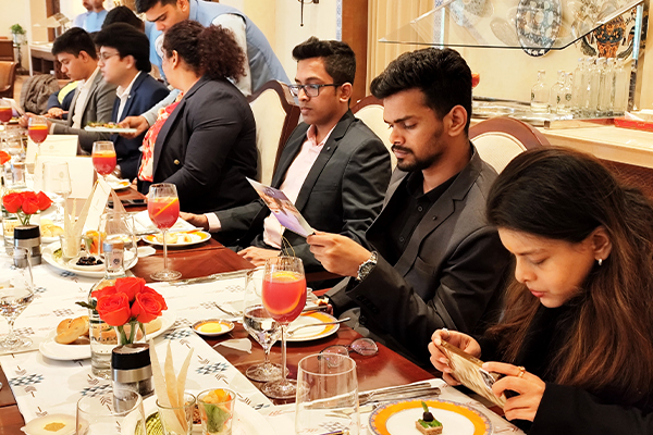 Learning luxury hospitality at Taj Rambagh Palace