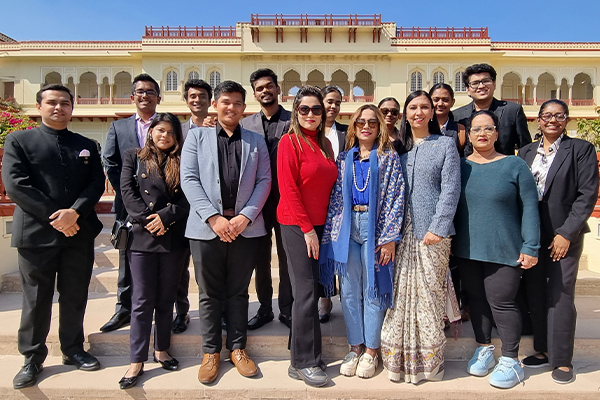 Learning luxury hospitality at Taj Rambagh Palace